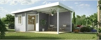 Weka 213.3030.45210, Weka Designhaus 213 B+ inkl. 300 cm Anbau und extra hoher...