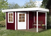Weka 213.3030.43100, Weka Designhaus 213 A 450 x 300 cm Gr.2 schwedenrot - 50 %