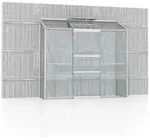 Vitavia Gew&auml;chshaus Styx/Ida 1300 inkl. 1 Dachfenster - 1,3 m2 3 mm