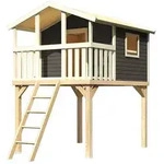 Akubi Kinderspielhaus Kinderspielger&auml;t Benjamin-terragrau
