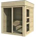 Wolff Finnhaus Saunahaus Paradiso 2x2 (1-Raum) Paradiso 2x2 (1-Raum)
