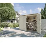 Weka Fahrrad- und M&uuml;lltonnenbox 19 mm-Inkl. Regalboden (200 x 22 cm)