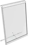 Vitavia Seitenfenster "V" f&uuml;r Vitavia Gew&auml;chsh&auml;user-Alu-blank eloxiert-3 mm