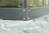 Vitavia 267794, Vitavia Stahlfundament f&uuml;r Gew&auml;chshaus Venus 5000-schwarz
