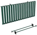 Vitavia Abklappbarer Tisch aus Aluminium inkl. Befestigungsmaterial-dunkelgr&uuml;n