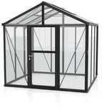 Vitavia Gew&auml;chshaus Zeus 6200 inkl. 2 Dachfenstern - 6,2 m2 ESG 3 mm mit HKP-Dach 10