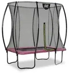 Exit Silhouette Trampolin mit Sicherheitsnetz 153 x 214 cm rosa