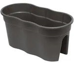 KHW Flowerclip XL, 2er Set Kartonverpackung, anthrazit