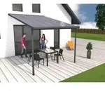 Gutta Terrassendachsystem 4,06 m Dachtiefe, Typ D anthrazit