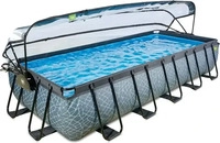 Exit Toys 30.57.53.00, Exit Toys Exit rechteckiger Rahmenpool mit Sandfilteranlage,