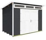 Weka Gartenhaus 264 mit Oberlichtern - 21 mm anthrazit 295 x 209 cm (Gr. 3) - 50 %