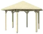Skan Holz Pavillon Nancy-Gr&ouml;&szlig;e 3-naturbelassen