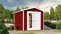 Weka 224.2424.13010, Weka Gartenhaus 224 A inkl. moderner Design-Doppelt&uuml;r -...