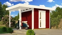 Weka 172.2430.43111, Weka Gartenhaus Designhaus 172 A mit Design-Einzelt&uuml;re und