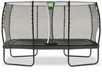 Exit Allure Classic Trampolin mit Sicherheitsnetz 244 x 427 cm schwarz