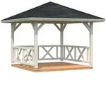 Palmako Pavillon Betty 9,0 m2 naturbelassen