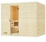Weka Sauna Valida Gr. 4 mit Glast&uuml;r - Massivholzsauna 38 mm Ohne Ofen
