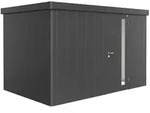 Biohort Ger&auml;tehaus Neo 348 x 236 cm (2D) Einzelt&uuml;r dunkelgrau-metallic