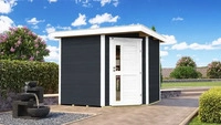 Weka 229.2424.16410, Weka 21 mm Gartenhaus 229 A Eckhaus inkl. moderner