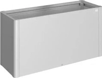 Biohort 64028, Biohort HochBeet 152 x 53 x 77 cm (Gr. 1,5x0,5) silber-metallic