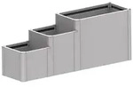 Biohort Pflanzkasten-System DaVinci Version 3 - Blumentreppe B x T x H 201 x 53 x 77