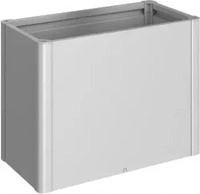 Biohort 64012, Biohort HochBeet 102 x 53 x 77 cm (Gr. 1x0,5) silber-metallic