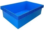 Ubbink Teichschale Fertigteich Victoria Quadro 7 K&uuml;bel rechteckig 980 l blau