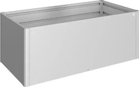 Biohort 64015, Biohort HochBeet 201 x 102 x 77 cm (Gr. 2x1) silber-metallic