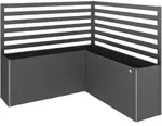 Biohort Rankgitter f&uuml;r Hochbeet (2 St&uuml;ck, f&uuml;r L-Form) L Form dunkelgrau-metallic