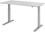 UPLINER-K - Schreibtisch, elektrisch h&ouml;henverstellbar, mit Tastschalter, BxT 1600 x