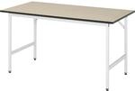 RAU Arbeitstisch, höhenverstellbar, Gestell 30 x 30 mm, MDF-Platte, BxT 1500 x 800 RAU Arbeitstisch, höhenverstellbar, Gestell 30 x 30 mm, MDF-Platte, BxT 1500 x 800