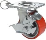 Wagner Schwerlast-Lenk-/Bockrolle 3 in 1, Tragkraft 230 kg, Rad-&Oslash; x Breite 100 x 50