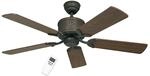 Deckenventilator ECO ELEMENTS, Rotorblatt-&Oslash; 1320 mm, Nussbaum / Buche / braun antik