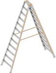 Layher Stufen-Stehleiter, beidseitig begehbar, 2 x 12 Stufen
