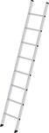 MUNK Anlegeleiter mit Sprossen, Profiausf&uuml;hrung, Breite 420 mm, 8 Sprossen, Holm 58