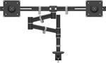 Dataflex Monitorarm VIEWGO, Doppelarm f&uuml;r 2 Monitore, schwarz