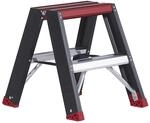 Altrex Sicherheits-Stehleiter, beidseitig begehbar, 2 x 2 Stufen