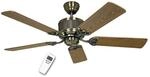 Deckenventilator ECO ELEMENTS, Rotorblatt-&Oslash; 1320 mm, Eiche antik / Buche / Messing