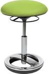 Topstar B&uuml;rohocker SITNESS BOB, Sitzh&ouml;he 440 - 570 mm, Bezug gr&uuml;n
