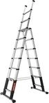 Telesteps Teleskop-Mehrzweckleiter COMBI LINE, 80 mm Stufentiefe, 9 Stufen, max.
