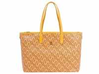 Tommy Hilfiger Shopper TH Monoplay Leather Tote Mono rich ochre