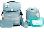 School-Mood Schulranzen Set 6tlg. Timeless Pro Dolphin (Ocean Collection, 2025) - 42