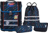 McNeill 9661278000, McNeill Schulranzen Set 5tlg. Perfecto (2025) Disney Cars