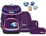 Ergobag Schulranzen Set 5tlg. Cubo Light Color Flash Edition (2026) PerlentauchB&auml;r -