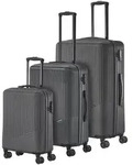 Travelite Kofferset 3tlg. BALI 4w S/M/L anthrazit