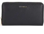 Coccinelle Langb&ouml;rse Damen Metallic Soft Wallet 8CC noir - 10
