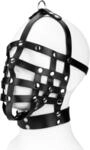 Lederriemen-Maske mit Aufh&auml;ngung