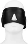 Blickdichte Leder-Maske mit Schn&uuml;rung