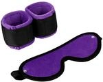 Soft Handcuffs with Mask, 2 Teile