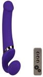 Vibrating Bendable Strap-On - Size M, 34 cm